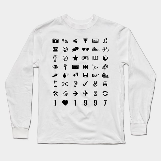 I Love 1997 Long Sleeve T-Shirt by marieltoigo